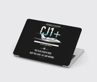 Thumbnail for Cessna Citation CJ1+ design on black MacBook case