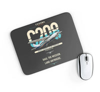 Thumbnail for Cessna 208 Caravan design on black rectangle mouse pad