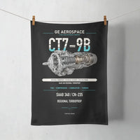 Thumbnail for CT7-9B design on black towel