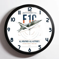 Thumbnail for Dassault Mirage F1C design on white framed wall clock