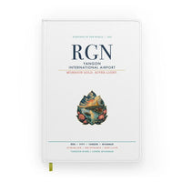 Thumbnail for Yangon International Airport (RGN) design on white notebook
