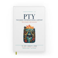 Thumbnail for Panama City Tocumen International Airport (PTY) design on white notebook