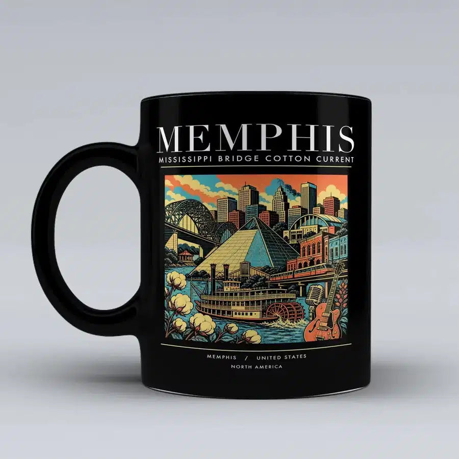 MEMPHIS - Poster - Mug - Black