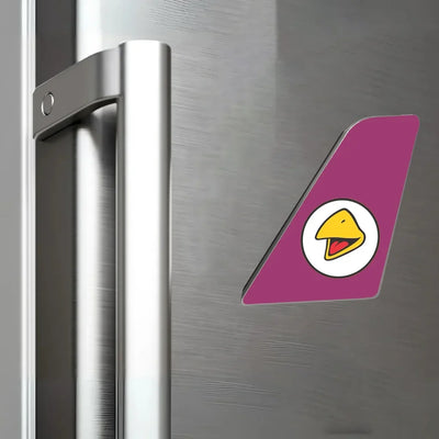Nok Airlines aviation design tail magnet in 3D metal with magnetic back.