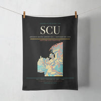 Thumbnail for Antonio Maceo Airport (SCU) design on black towel
