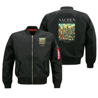 Thumbnail for AACHEN - Poster - Bomber Jacket - Black