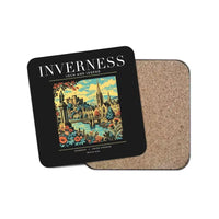 Thumbnail for INVERNESS - Poster - Coaster - Black