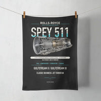 Thumbnail for SPEY 511 design on black towel