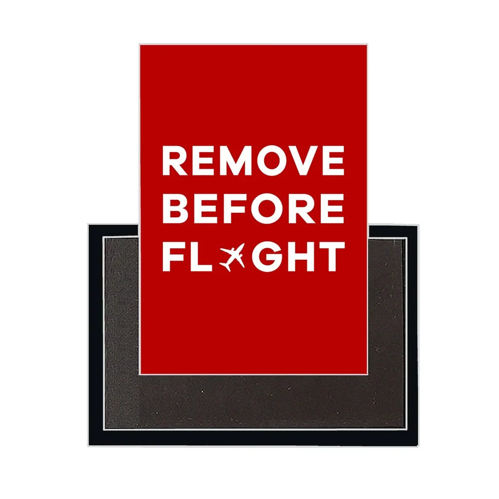 Remove Before Flight aviation design magnet in strong neodymium core.