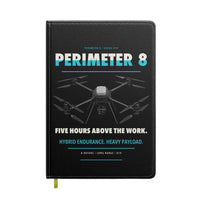 Thumbnail for Skyfront Perimeter 8 design on black notebook