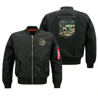 Thumbnail for VINTAGE G4269 - The Swallows In The Rafters - Bomber Jacket design on black