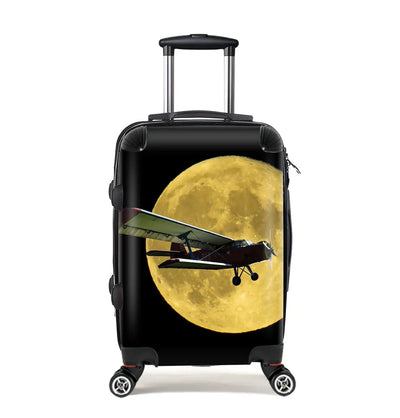 Antonov-2 With Moon Cabin Size aviation luggage in durable shell.