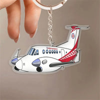 Thumbnail for NSW Air Ambulance Beechcraft King Air B350 Design Acrylic Keychain