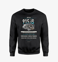 Thumbnail for 915 iS design on black sweatshirt