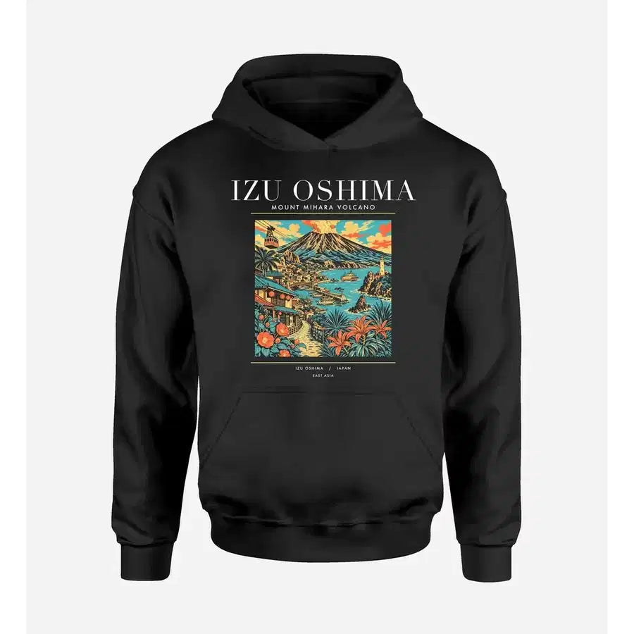 IZU OSHIMA - Poster - Premium Hoodie - Black