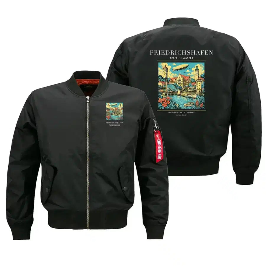 FRIEDRICHSHAFEN - Poster - Bomber Jacket - Black