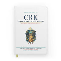 Thumbnail for Clark International Airport (CRK) design on white notebook
