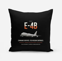 Thumbnail for E-4B Nightwatch design on black pillow