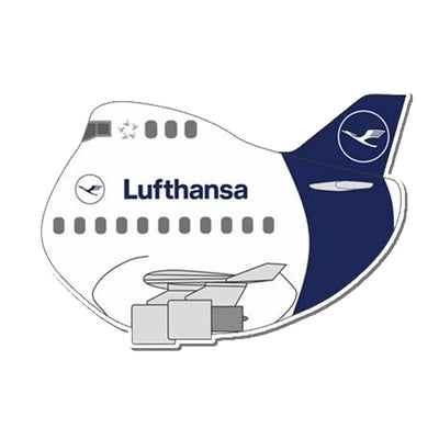 Lufthansa Boeing B747 Airplanes sticker, Wide 6cm (2.3inches)