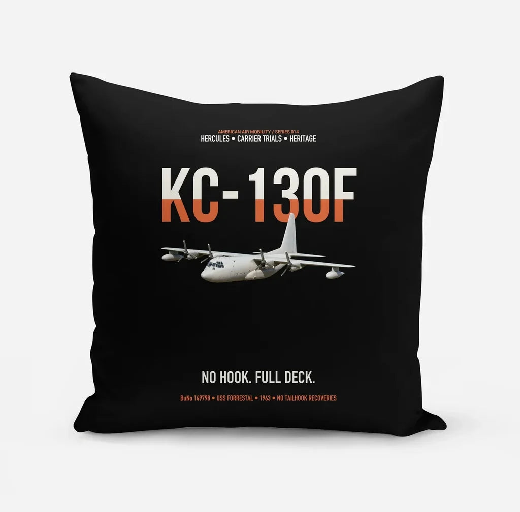 KC-130F BuNo 149798 design on black pillow