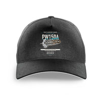 Thumbnail for PW150A design on black printed hat