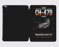 Thumbnail for Boeing CH-47D design on black ipad tablet case