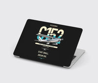 Thumbnail for Cessna 152 design on black MacBook case