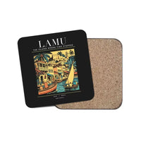 Thumbnail for LAMU - Poster - Coaster - Black