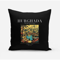 Thumbnail for HURGHADA - Poster - Pillow - Black