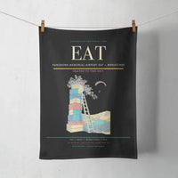 Thumbnail for Pangborn Memorial Airport (EAT) design on black towel
