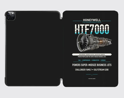 HTF7000 design on black ipad tablet case