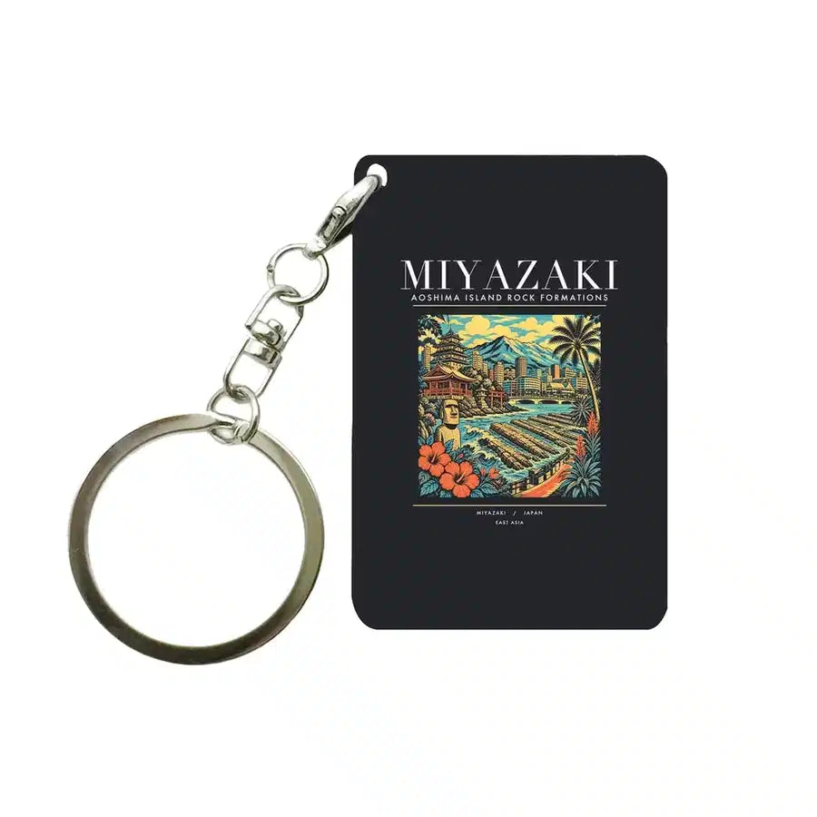 MIYAZAKI - Poster - Key Chain - Black