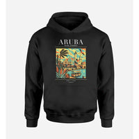 Thumbnail for ARUBA - Poster - Premium Hoodie - Black