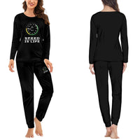 Thumbnail for Speed Is Life women pajamas - Black