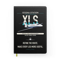 Thumbnail for Cessna Citation XLS design on black notebook