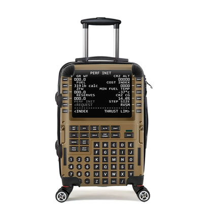 Flight Management 2 Cabin Size aviation luggage in durable shell.
