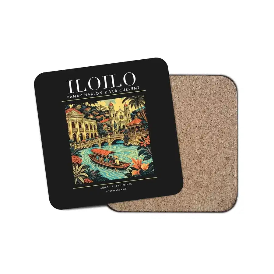 ILOILO - Poster - Coaster - Black