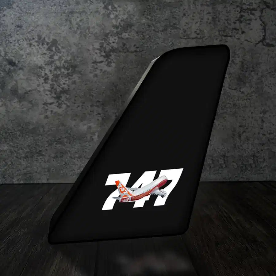 Super Boeing 747 Intercontinental Led Aircraft Tail aviation art 3D aircraft tail lamp in premium acrylic with LED.