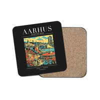 Thumbnail for AARHUS - Poster - Coaster - Black