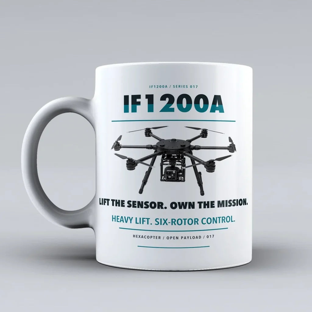 Flight IF1200A Mug design on white inspired