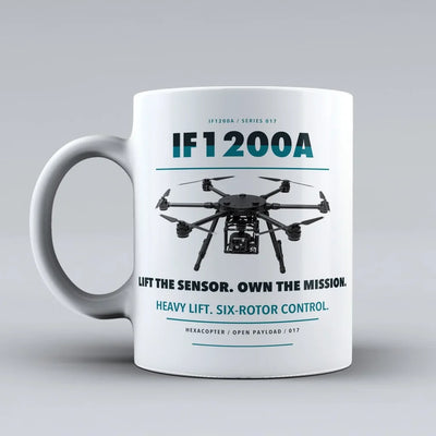 Flight IF1200A Mug design on white inspired
