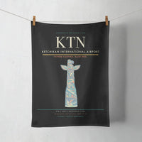 Thumbnail for Ketchikan International Airport (KTN) design on black towel