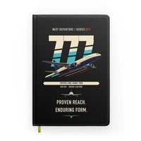 Thumbnail for Boeing 777-200ER design on black notebook