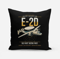Thumbnail for E-2D Advanced Hawkeye design on black pillow
