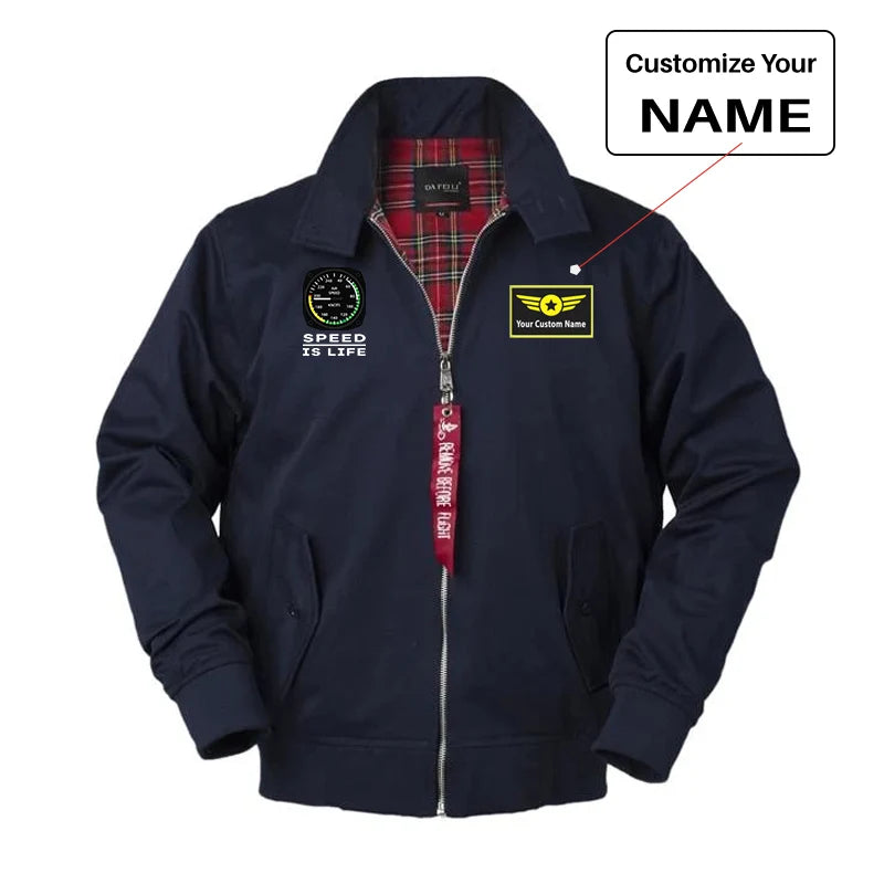 Customisable Speed Is Life Jacket - view 3