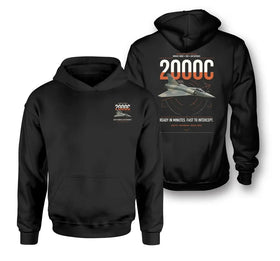 Double-Side Printing — Dassault Mirage 2000C RDI Double-Side Hoodie