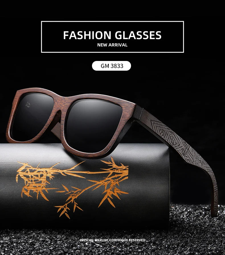 New Retro Polarized Wooden Frame aviation Top Gun-themed product in premium build.