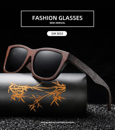 New Retro Polarized Wooden Frame aviation Top Gun-themed product in premium build.
