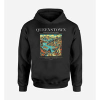 Thumbnail for QUEENSTOWN - Poster - Premium Hoodie - Black