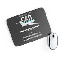 Thumbnail for Cessna Citation 560 - Citation V design on black rectangle mouse pad